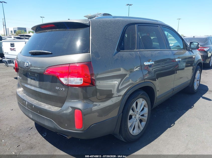 Vin: 5xyku4a76fg583032, lot: 46244318, kia sorento ex v6 20154