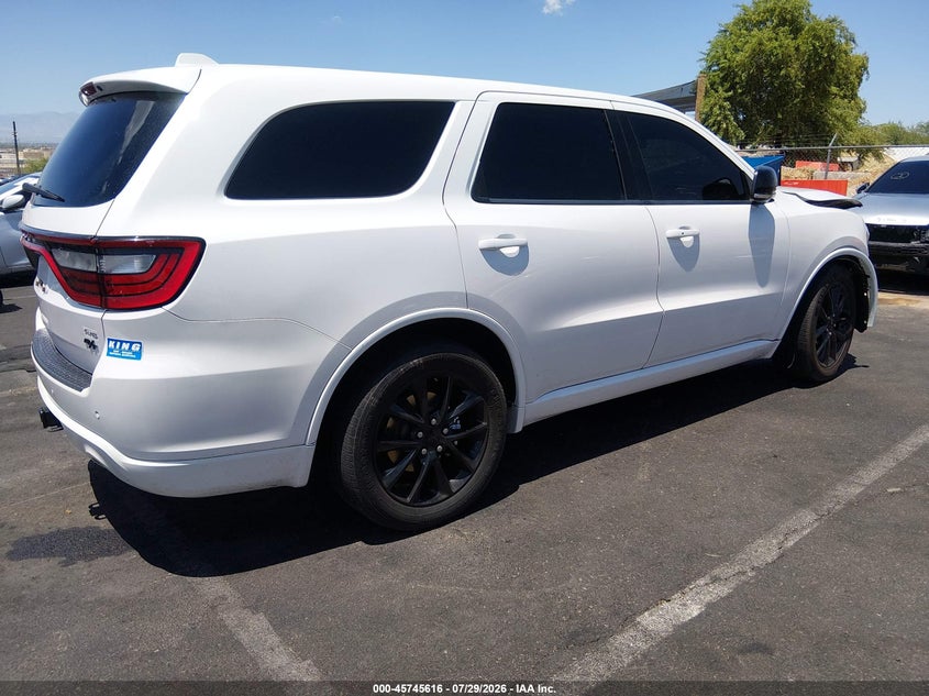 Vin: 1c4sdjct1hc644321, lot: 46244320, dodge durango r/t awd 20174