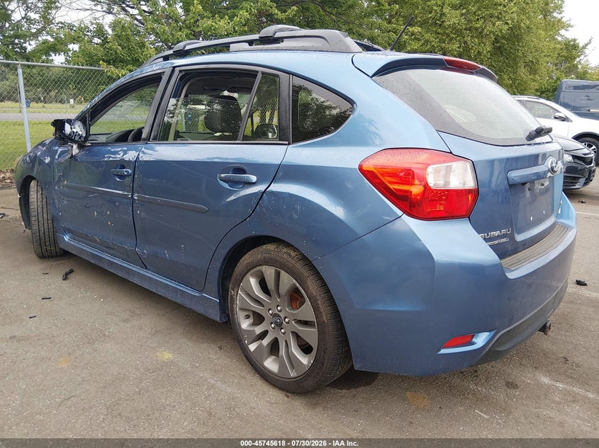 Vin: jf1gpaz69fh291668, lot: 46244321, subaru impreza 2.0i sport limited 20153
