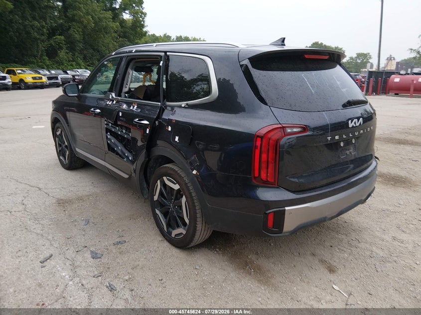 Vin: 5xyp6dgc2sg592731, lot: 46244328, kia telluride s 20253