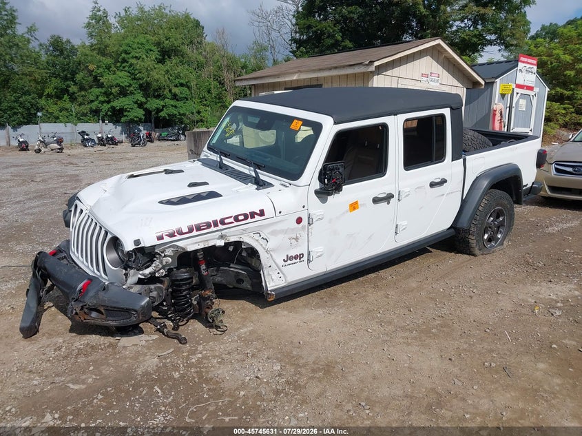 Vin: 1c6jjtbg7nl102468, lot: 46244335, jeep gladiator rubicon 4x4 20222