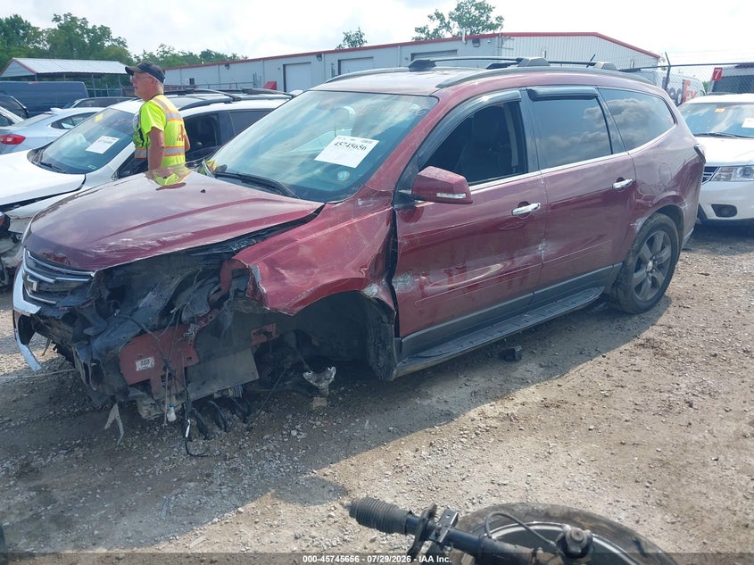 Vin: 1gnkvhkd2hj177641, lot: 46244360, chevrolet traverse lt 20172