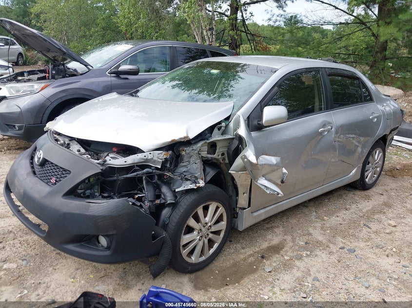 Vin: 2t1bu4ee4ac321751, lot: 46244364, toyota corolla s 20102