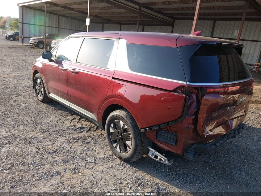 Vin: kndnb5kaxt6110865, lot: 46244389, kia carnival mpv hybrid lxs 20263