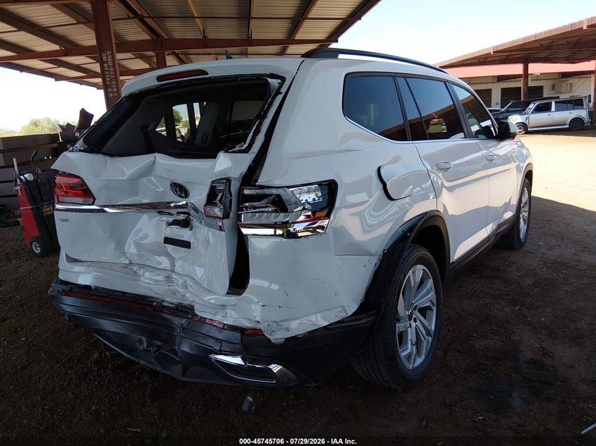 Vin: 1v2jp2ca6pc552660, lot: 46244410, volkswagen atlas 2.0t se w/technology 20234