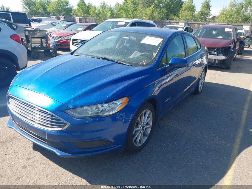 Vin: 3fa6p0uu6hr360782, lot: 46244413, ford fusion hybrid s 20172