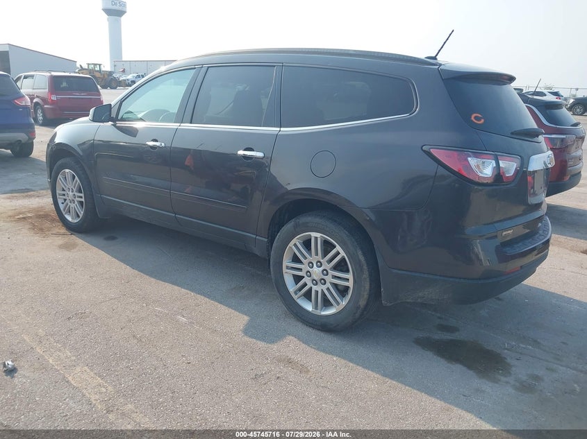 Vin: 1gnkrgkdxfj290751, lot: 46244420, chevrolet traverse lt 20153