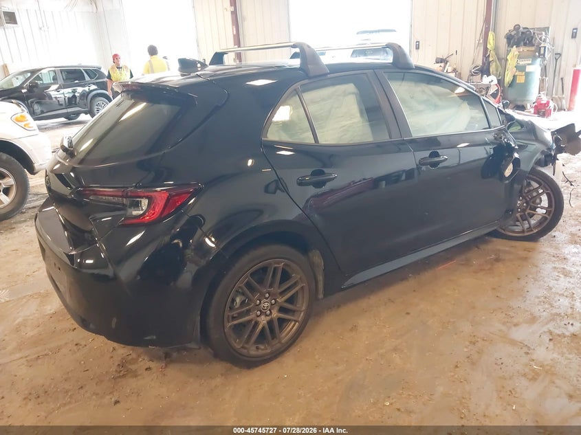 Vin: jtnd4mbe3s3239870, lot: 46244431, toyota corolla nightshade edition 20254