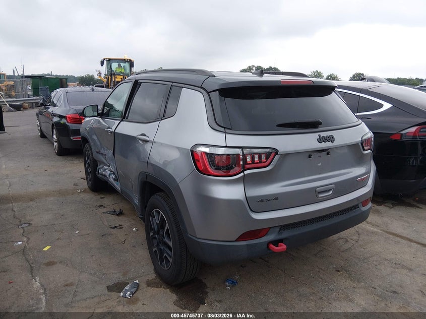 Vin: 3c4njddb5kt668890, lot: 46244441, jeep compass trailhawk 4x4 20193