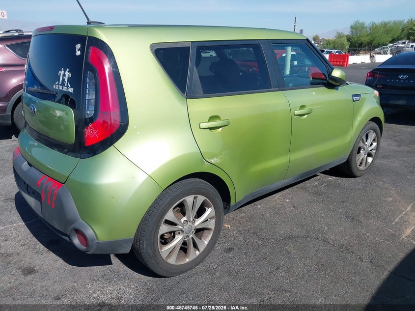 Vin: kndjp3a51f7781896, lot: 46244449, kia soul + 20154