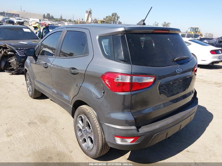 Vin: maj3s2fe4mc452615, lot: 46244452, ford ecosport s 20213