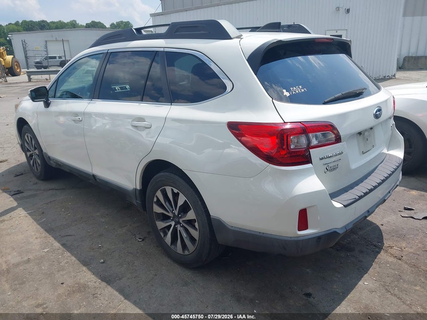 Vin: 4s4bsanc8h3263466, lot: 46244454, subaru outback 2.5i limited 20173