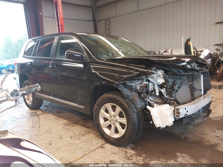 Vin: 5tdbk3eh5cs127511, lot: 46244467, toyota highlander base v6 2012 img_1