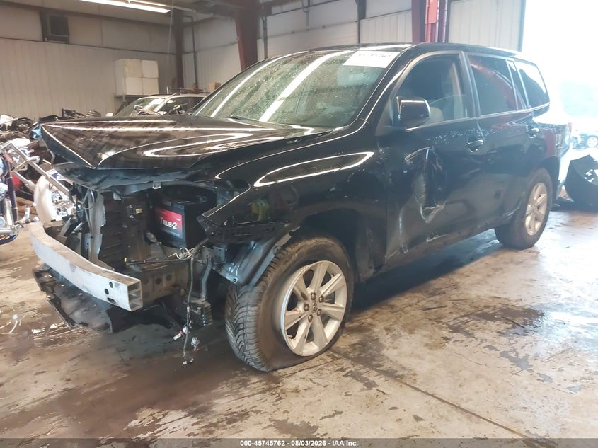 Vin: 5tdbk3eh5cs127511, lot: 46244467, toyota highlander base v6 20122