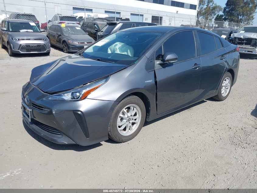 Vin: jtdkamfu2m3138618, lot: 46244476, toyota prius le 20212