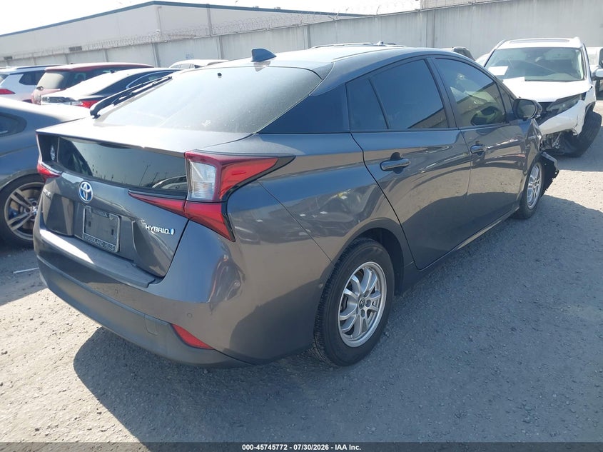 Vin: jtdkamfu2m3138618, lot: 46244476, toyota prius le 20214
