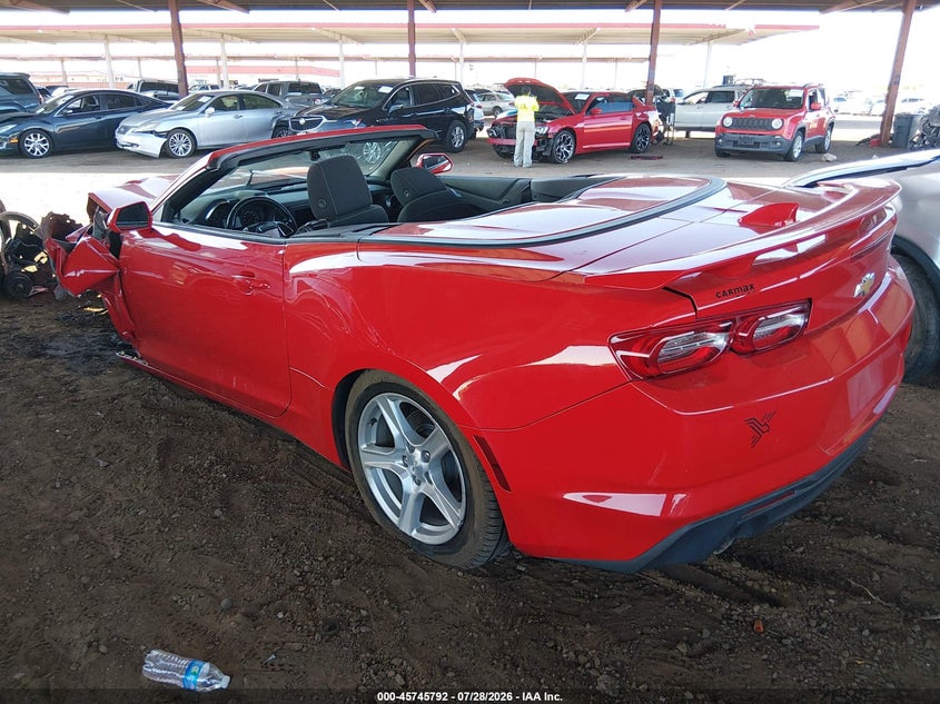 Vin: 1g1fb3dx1p0156421, lot: 46244496, chevrolet camaro rwd  1lt 20233