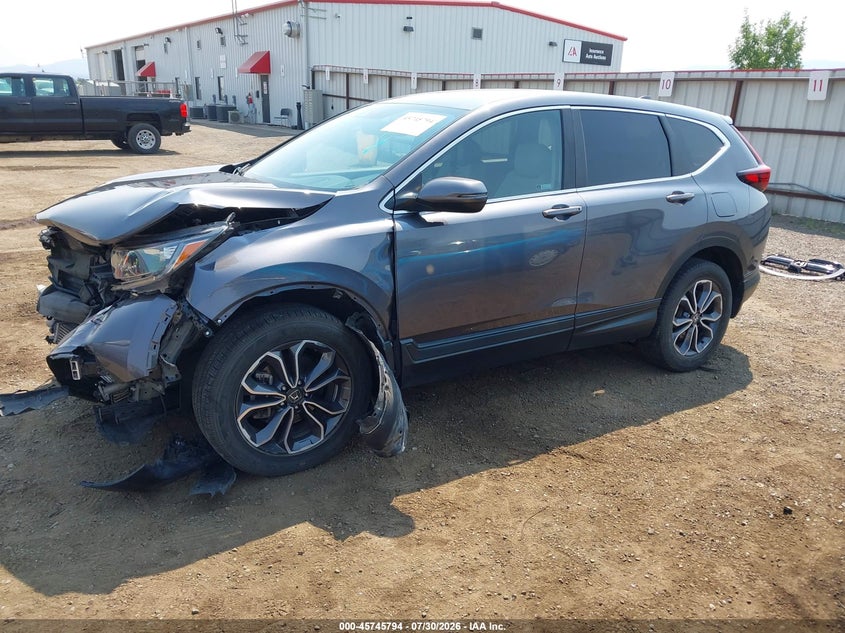Vin: 2hkrw2h87mh646124, lot: 46244498, honda cr-v awd ex-l 20212