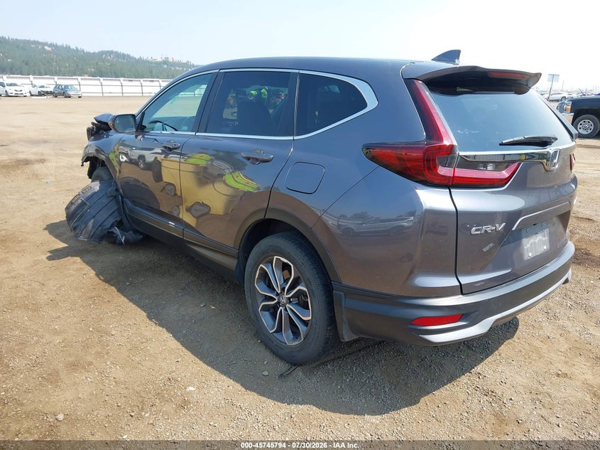 Vin: 2hkrw2h87mh646124, lot: 46244498, honda cr-v awd ex-l 20213