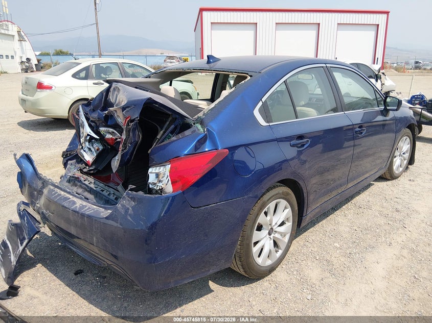 Vin: 4s3bnac69g3052056, lot: 46244519, subaru legacy 2.5i premium 20164