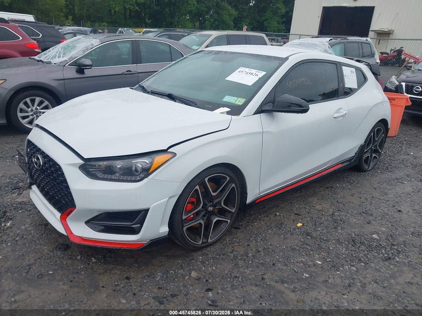 Vin: kmht36ah4lu006601, lot: 46244530, hyundai veloster n 20202
