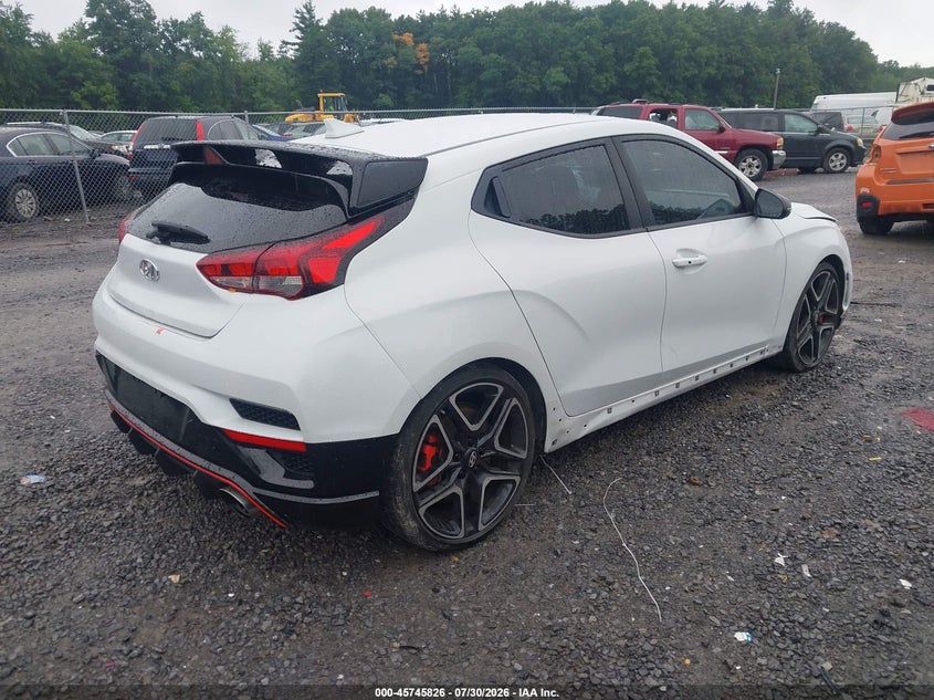 Vin: kmht36ah4lu006601, lot: 46244530, hyundai veloster n 20204