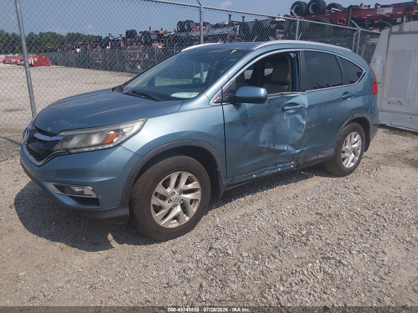 Vin: 2hkrm3h71fh540130, lot: 46244539, honda cr-v ex-l 20152