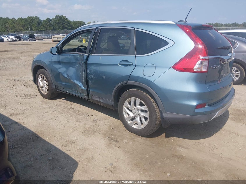 Vin: 2hkrm3h71fh540130, lot: 46244539, honda cr-v ex-l 20153