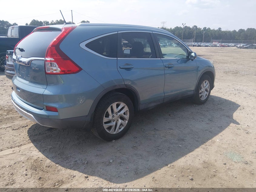Vin: 2hkrm3h71fh540130, lot: 46244539, honda cr-v ex-l 20154