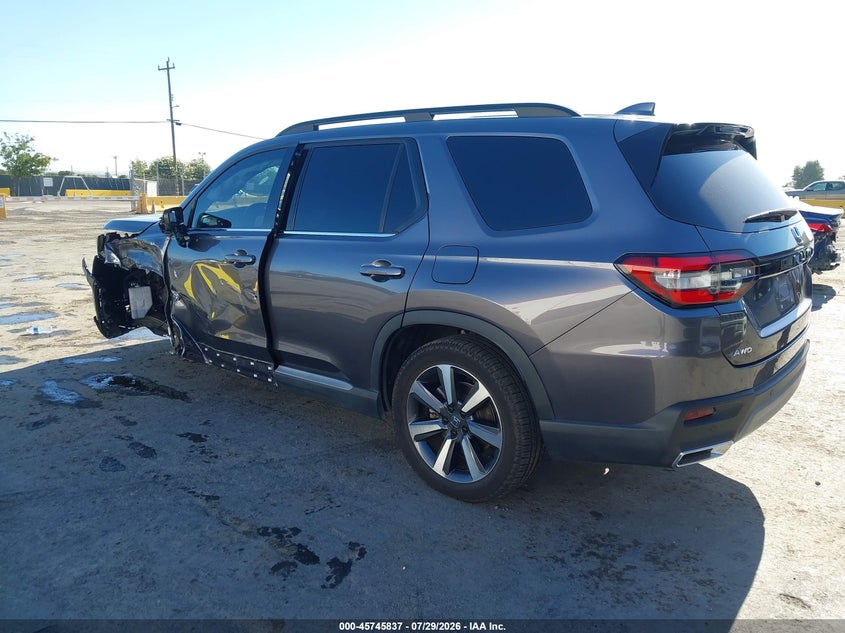 Vin: 5fnyg1h70pb040676, lot: 46244541, honda pilot awd touring 20233