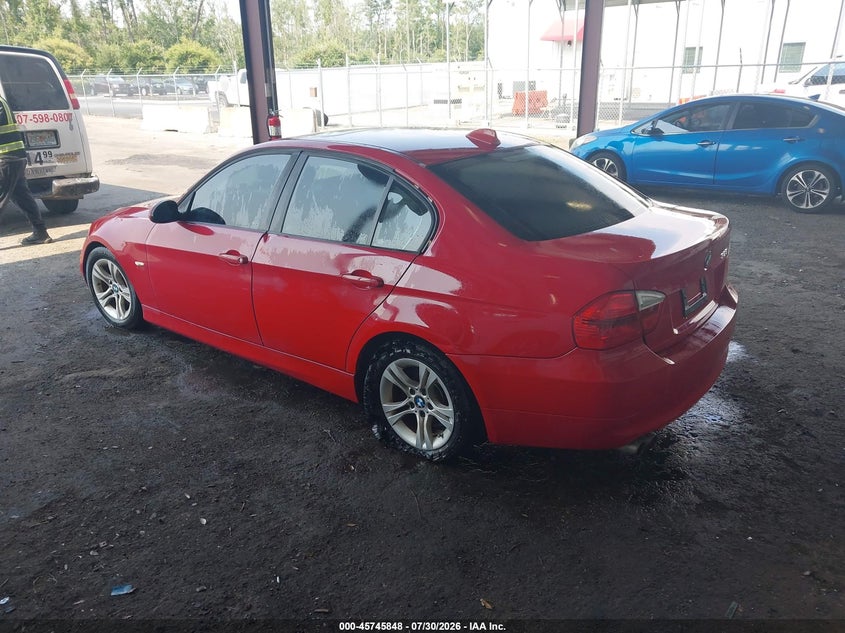 BMW 328I 2008 VIN WBAVA37578NL58939