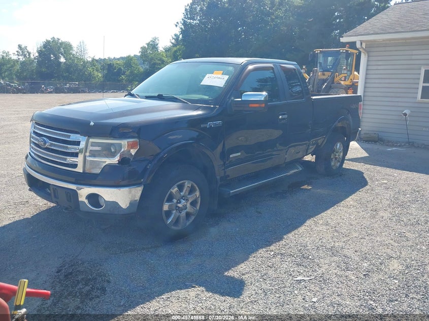 Vin: 1ftfx1et2dfb12218, lot: 46244572, ford f-150 lariat 20132