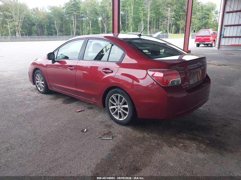 Vin: jf1gjac69eh013488, lot: 46244587, subaru impreza 2.0i premium 20143