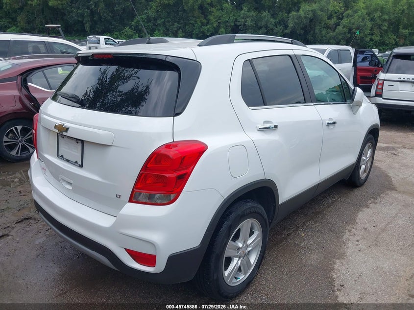 Vin: kl7cjlsb9hb255138, lot: 46244590, chevrolet trax lt 20174