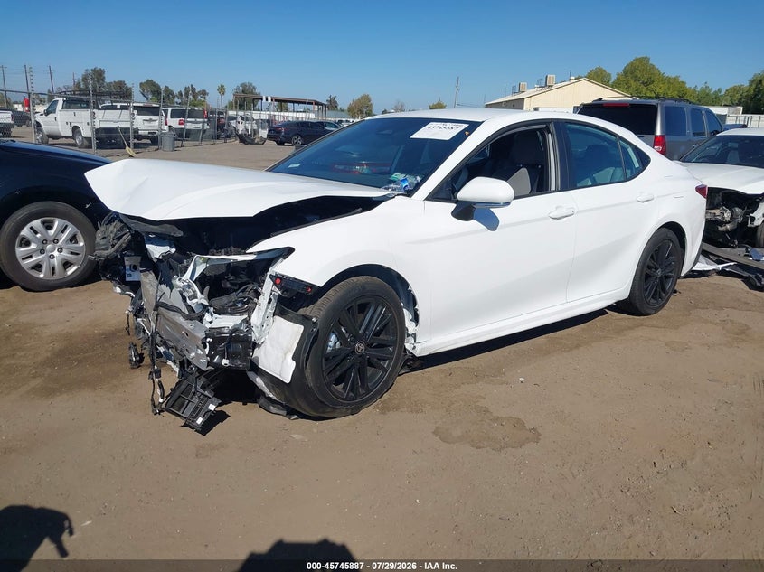 Vin: 4t1daack7tu764048, lot: 46244591, toyota camry se 20262
