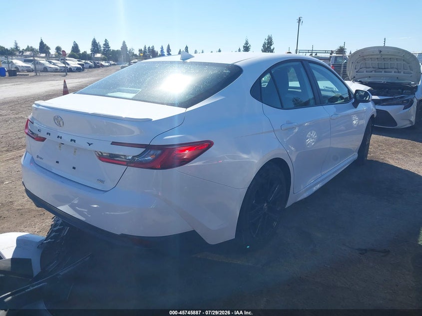 Vin: 4t1daack7tu764048, lot: 46244591, toyota camry se 20264
