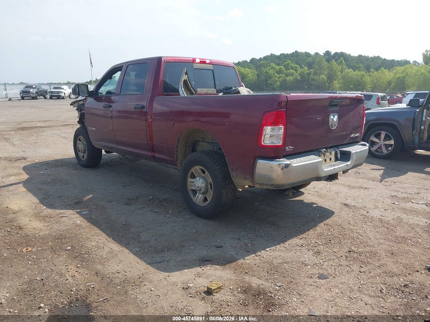Vin: 3c6ur5cl8ng387403, lot: 46244595, ram 2500 tradesman  4x4 6'4 box 20223