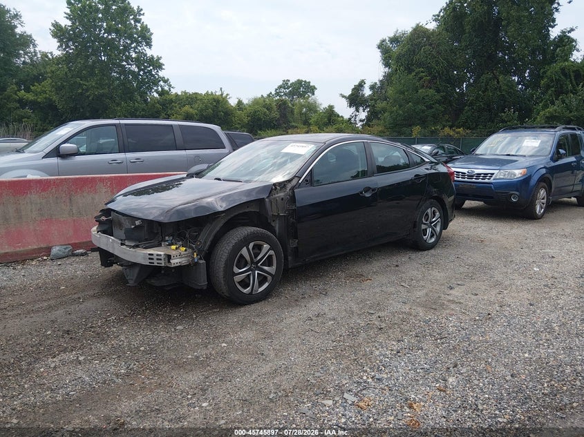 Vin: 2hgfc2f52gh537587, lot: 46244601, honda civic lx 20162