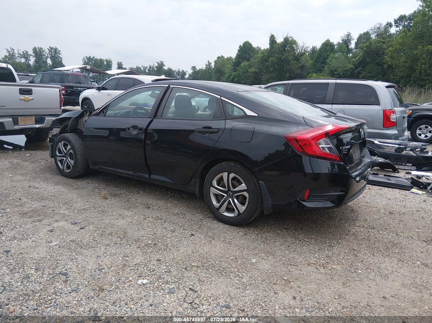 Vin: 2hgfc2f52gh537587, lot: 46244601, honda civic lx 20163
