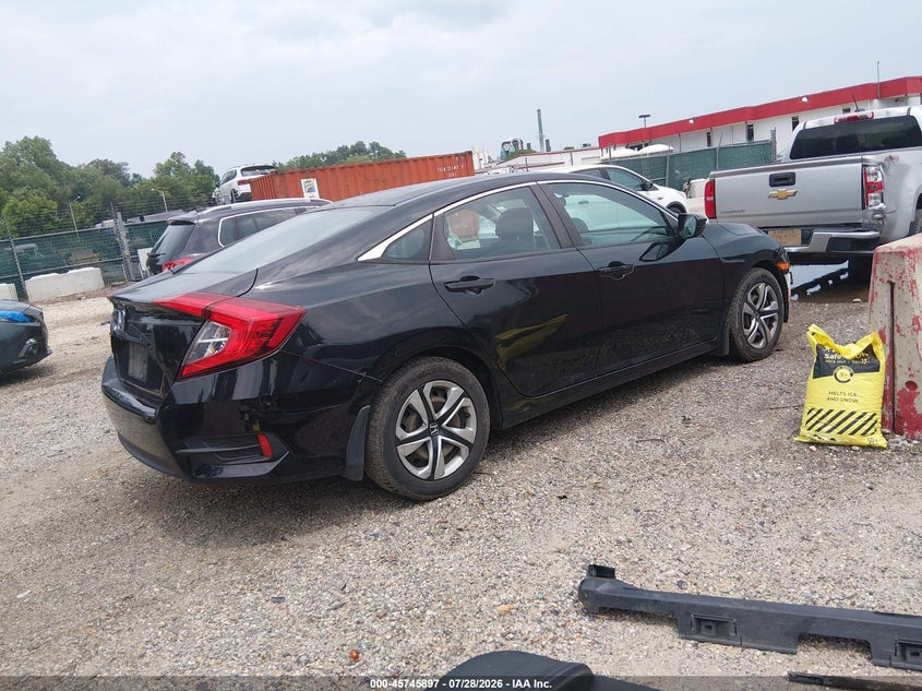 Vin: 2hgfc2f52gh537587, lot: 46244601, honda civic lx 20164