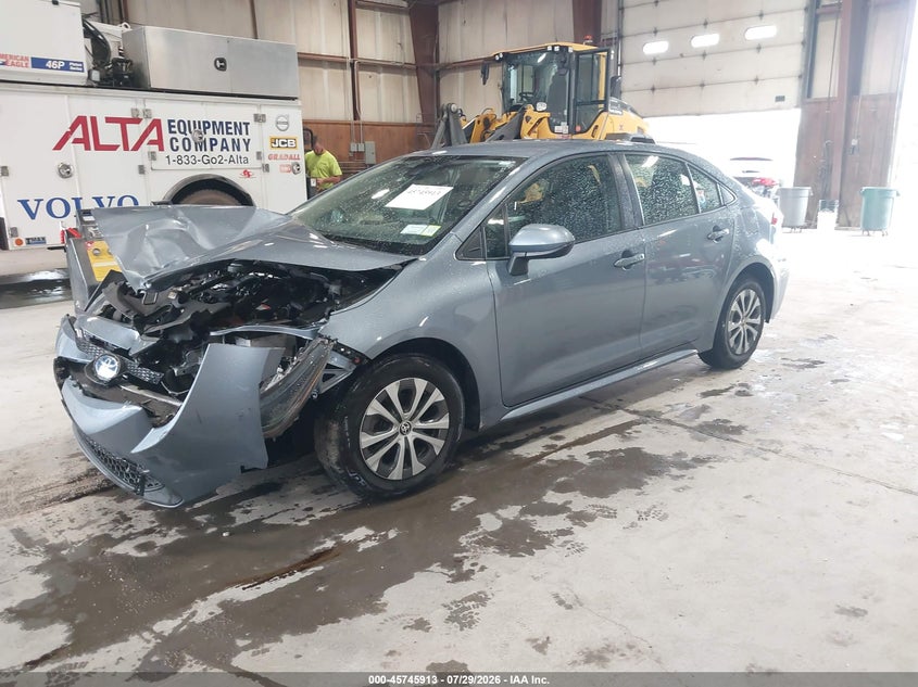 Vin: jtdeamde0nj045425, lot: 46244617, toyota corolla hybrid le 20222