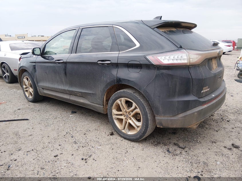 Vin: 2fmpk3k92jbb41475, lot: 46244638, ford edge titanium 20183
