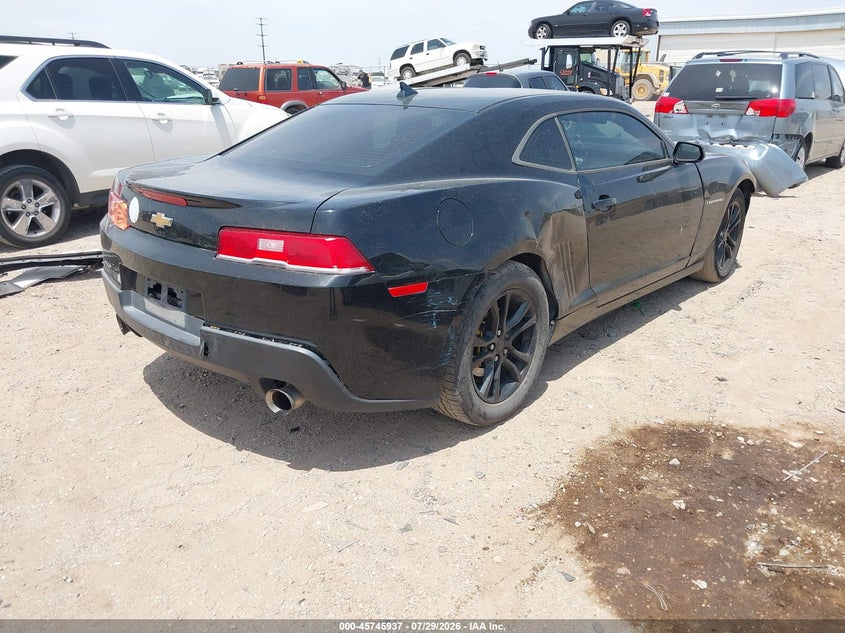 Vin: 2g1fd1e35f9107575, lot: 46244641, chevrolet camaro 1lt 20154