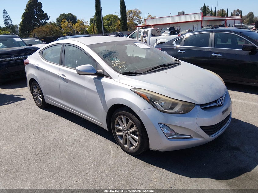 Vin: kmhdh4ae5eu082590, lot: 46244687, hyundai elantra se 2014 img_1