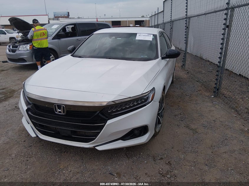 Vin: 1hgcv1f32na116535, lot: 46244697, honda accord sport 20222