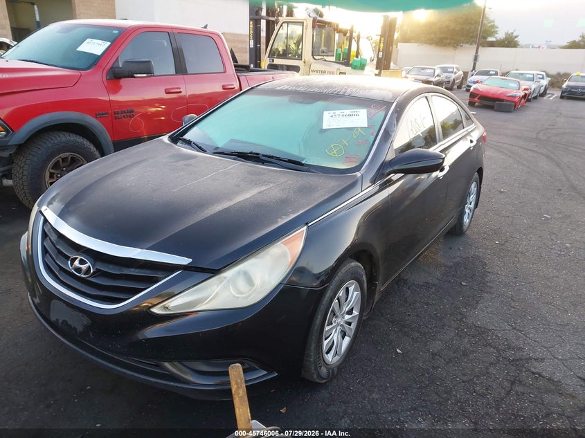 Vin: 5npeb4ac4bh229805, lot: 46244710, hyundai sonata gls 20112