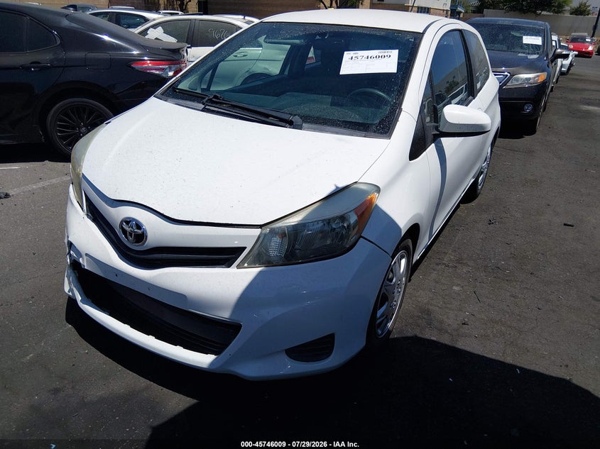 Vin: vnkjtud35ea008899, lot: 46244713, toyota yaris l (tmmf plant) 20142