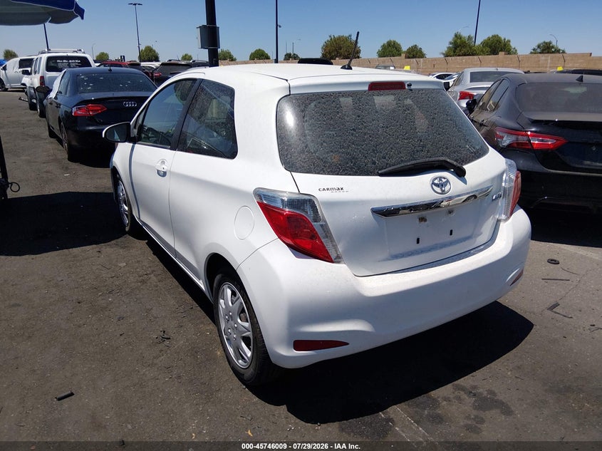 Vin: vnkjtud35ea008899, lot: 46244713, toyota yaris l (tmmf plant) 20143