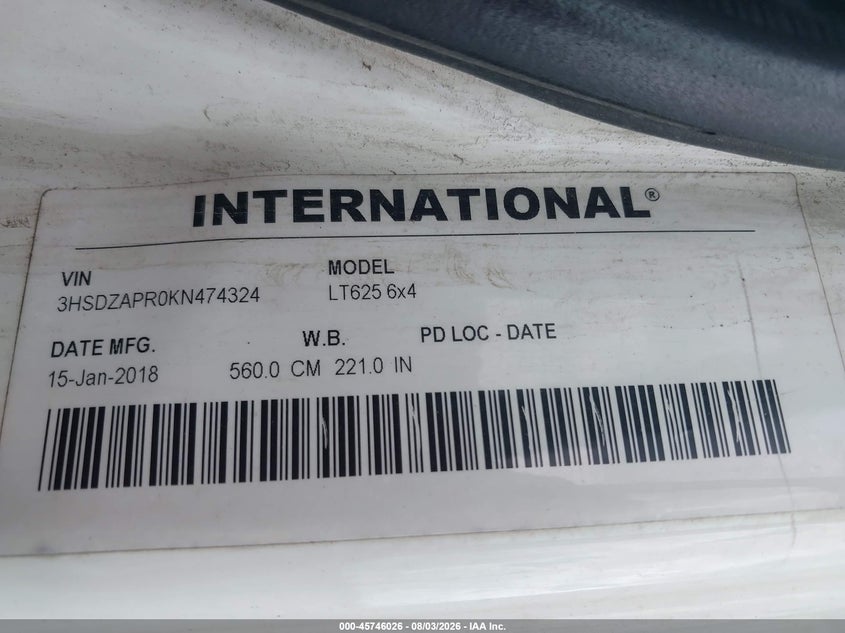 2019 INTERNATIONAL LT auction photo 8