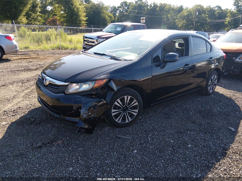 2012 HONDA CIVIC auction photo 2